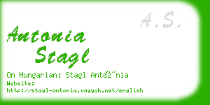 antonia stagl business card